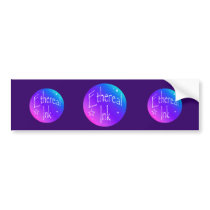 Ethereal Ink Logo bumper stickers by etherealink Ethereal Ink Logo bumper stickers