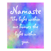 Ethereal Namaste meaning poster posters