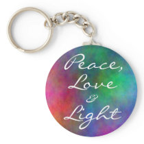 ethereal- Peace, Love, &, Light keychains