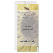 Ethereal Sunflower Personalized Rack Card