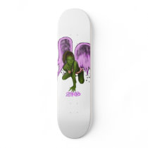 Ethereal Winged Fairie Skateboard by grandunificationist Ethereal Winged Fairie Skateboard