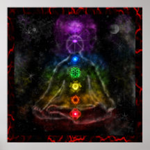 ETHERIC AURA CHAKRA POSTERS