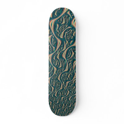 'Etheric Fire' skateboard deck by SBricker
