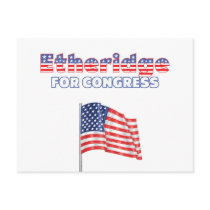 Etheridge for Congress Patriotic American Flag Postcards