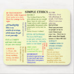 Ethics on a Mousepad for Politicians