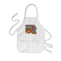 Ethincally Funky Colours aprons by Moondial Ethincally Funky Colours aprons