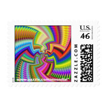 Ethincally Funky Colours postage
