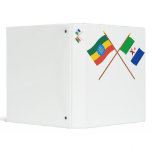 Ethiopia and Afar Crossed Flags Vinyl Binders