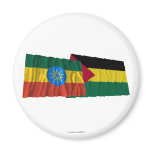 Ethiopia and Benishangul-Gumaz Waving Flags Fridge Magnet