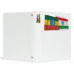Ethiopia and Harrari Waving Flags Vinyl Binders