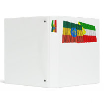 Ethiopia and Somali Waving Flags Binders
