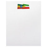 Ethiopia and Somali Waving Flags Letterhead Design