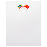 Ethiopia and Tigray Crossed Flags Letterhead Design