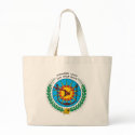 Ethiopia Coat of Arms (1975) Tote Bag by FlagTshirts Ethiopia Coat of Arms (1975) Tote Bag