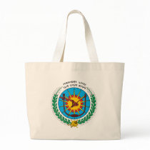 Ethiopia Coat of Arms (1975) Tote Bag by FlagTshirts Ethiopia Coat of Arms (1975) Tote Bag