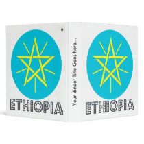 Ethiopia Coat of Arms Vinyl Binders