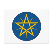 Ethiopia Emblem Postcard