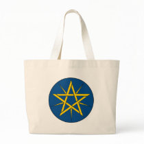 Ethiopia Emblem Tote Bag by FlagTshirts Ethiopia Emblem Tote Bag