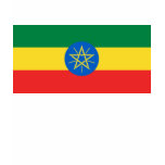 Ethiopia Flag and Map T-Shirt