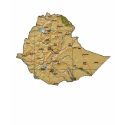Ethiopia Flag and Map T-Shirt by FlagAndMap Ethiopia Flag and Map T-Shirt