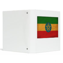 Ethiopia Flag Vinyl Binder