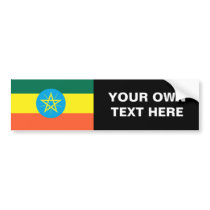 Ethiopia Flag bumper stickers