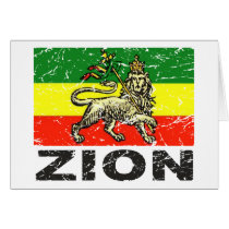 Ethiopia Flag Circa 1840 Rastafari cards