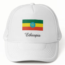 Ethiopia Flag Design Mesh Hats