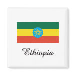 Ethiopia Flag Design Fridge Magnet