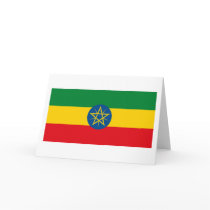 Ethiopia Flag Greeting Card by FlagTshirts Ethiopia Flag Greeting Card