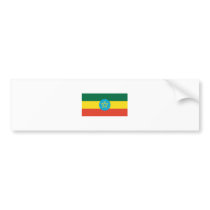 Ethiopia FLAG International bumper stickers by flagshirt Ethiopia FLAG International bumper stickers