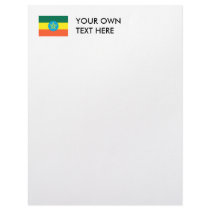 Ethiopia Flag Letterhead