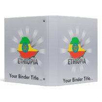 Ethiopia Flag Map 2.0 Binder