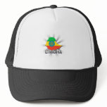Ethiopia Flag Map 2.0 hats