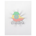 Ethiopia Flag Map 2.0 Custom Letterhead