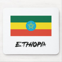 Ethiopia Flag mousepads