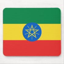 Ethiopia Flag Mousepad
