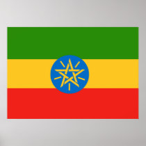 Ethiopia Flag Print