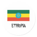 Ethiopia Flag stickers by flagshirt Ethiopia Flag stickers