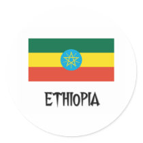 Ethiopia Flag stickers