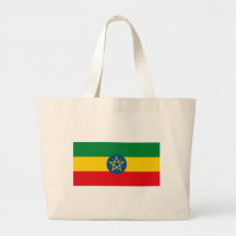 Ethiopia Flag Tote Bag