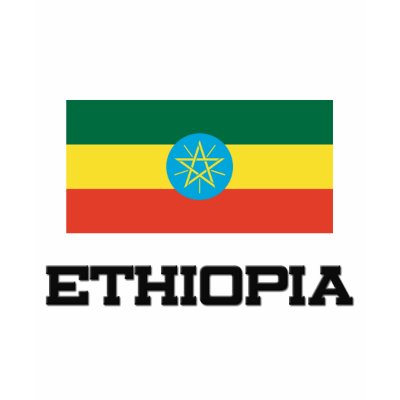 Ethiopia Flag T-shirt by tshirtshirts