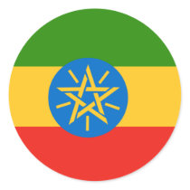 Ethiopia High quality Flag Sticker