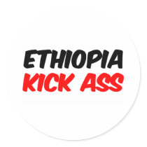 Ethiopia Kick Ass stickers by repofcountries Ethiopia Kick Ass stickers