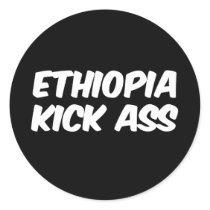Ethiopia Kick Ass stickers by repofcountries Ethiopia Kick Ass stickers