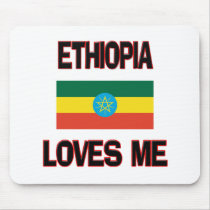 Ethiopia Loves Me mousepads