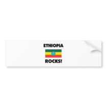 Ethiopia Rocks bumper stickers by flagshirt Ethiopia Rocks bumper stickers
