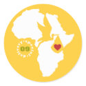 Ethiopia Stickers - Yellow sticker