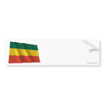 Ethiopia Waving Civil Flag bumper stickers by Vexillophile Ethiopia Waving Civil Flag bumper stickers
