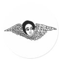 Ethiopian angel stickers